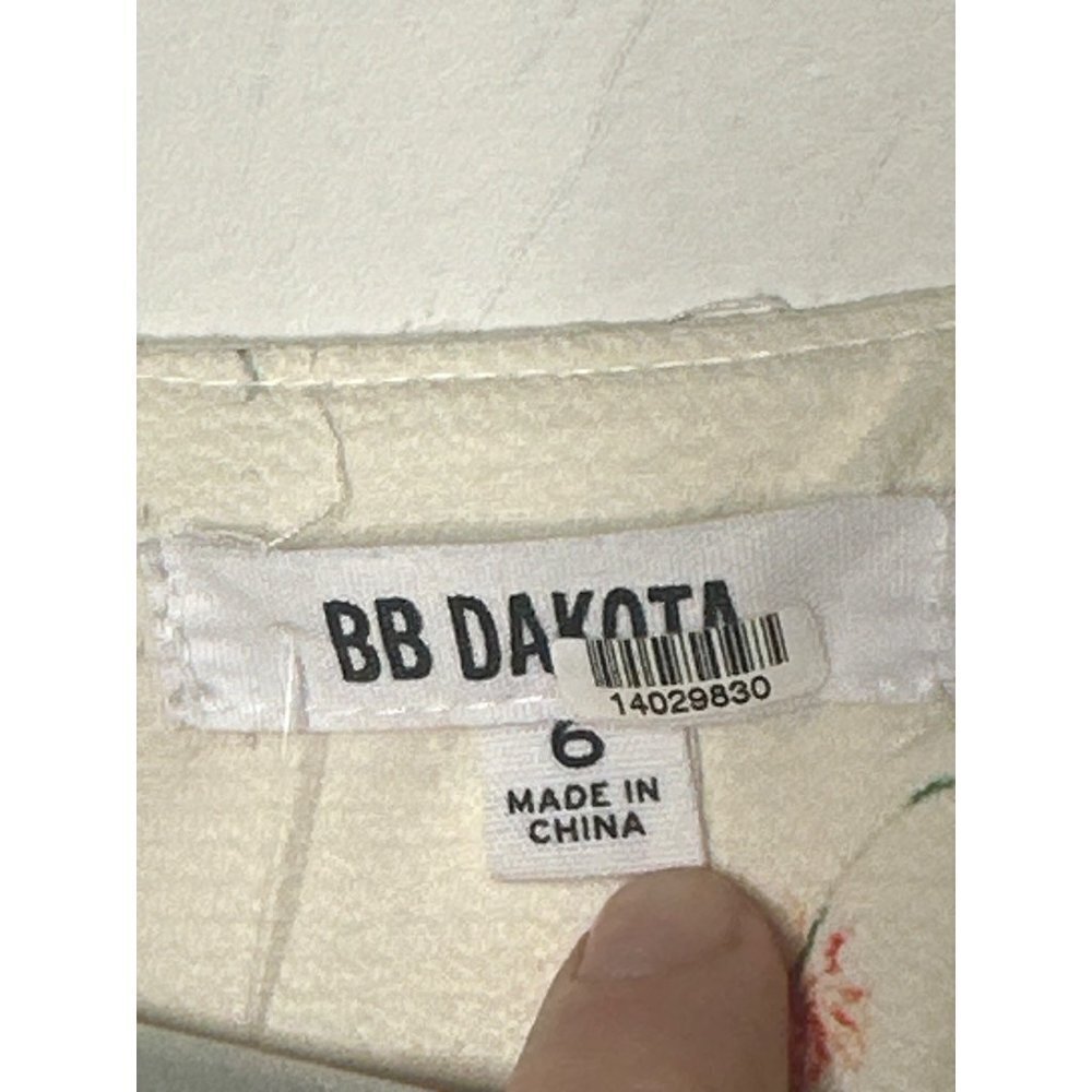 BB Dakota Scattered Daisy Bubble Sleeve Mini Dress size 6 cottagecore - Picture 10 of 13